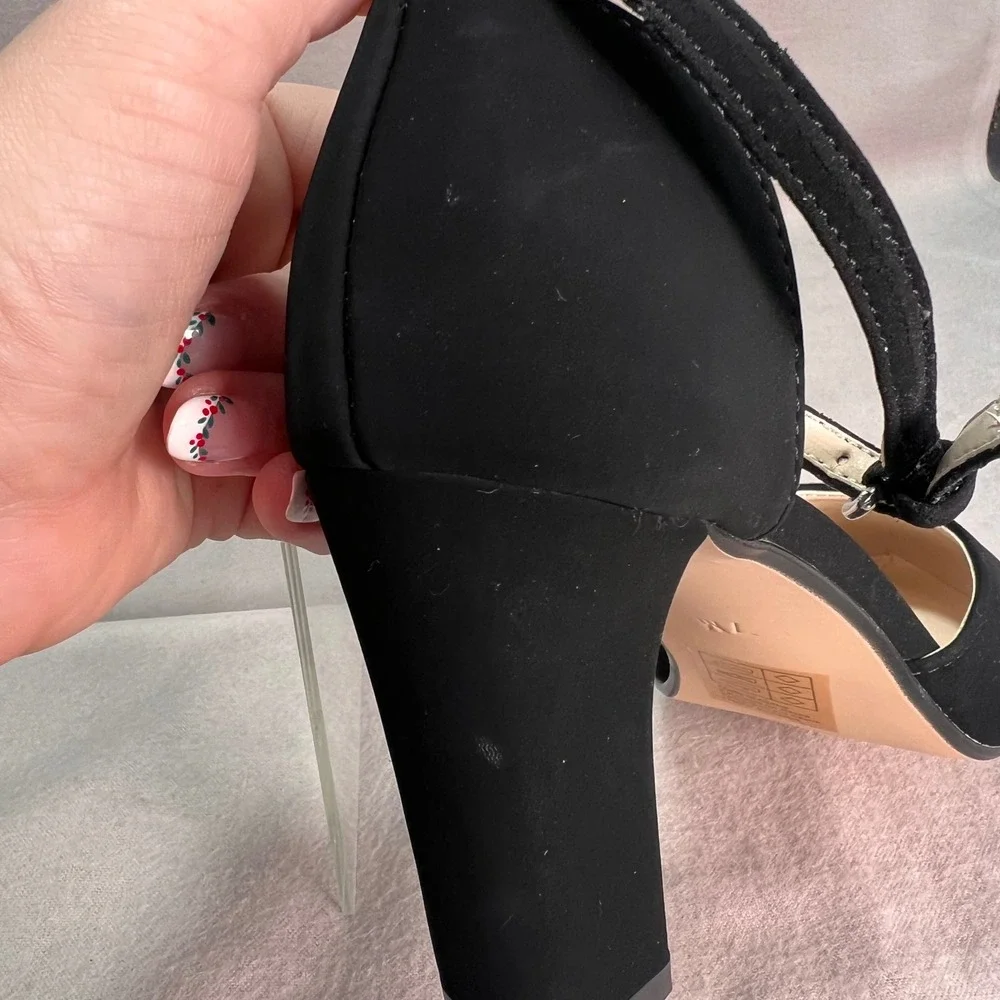 Benjamin Walk Touch Ups Amanda Black Modern Classic Dressy Heels 7M‎